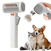 preiswerte Reinigungsmittel-2-in-1 Selbstentwirrungs-Pflegekamm für Haustiere, Entfilzungskamm für Hunde und Katzen, professioneller Unterfellkamm für langhaarige Katzen, Entwirrungsbürste für Hunde zum Entfernen von