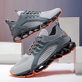 abordables Zapatillas de Correr para Hombres-Zapatillas deportivas rojas para hombre, transpirables, con cordones, ideales para noches de resort, paseos de vacaciones, viajes informales, ocio al aire libre, estilo urbano y looks nocturnos de vacaciones.