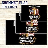  2pcs 250 Anniversary USA Flag Double Sided Outdoor Patriotic Garden Flag with Statue of Liberty, 4th of July Decorations for US 250th Celebration, USA 250 Merchandise, Commemorative 1776-2026