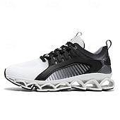 abordables Zapatillas de Correr para Hombres-Zapatillas deportivas rojas para hombre, transpirables, con cordones, ideales para noches de resort, paseos de vacaciones, viajes informales, ocio al aire libre, estilo urbano y looks nocturnos de vacaciones.