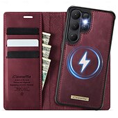levne 2026 Samsung Galaxy S26 Série-telefon Carcasă Pro Samsung Galaxy S26 S26 Ultra Plus Pouzdro na peněženku se stojánkem Podpora bezdrátového nabíjení Stojánek Retro TPU PU kůže