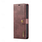 cheap 2026 Samsung Galaxy S26 Series-Phone Case For Samsung Galaxy S26 S26 Plus S26 Ultra Flip Cover Full Body Protective Retro Genuine Leather