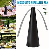 cheap Indoor Insect Control-3 Pack Fly Fan for Tables, Tabletop Fly Repellent Fan to Keep Flies and Bugs Away from Food, Portable Chemical-Free Bug Deterrent Fan for Outdoor Dining, BBQ, Picnic, Parties, Indoor Use