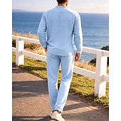 Недорогие спортивные костюмы-Муж. Спортивный костюм Спортивные костюмы Кулиска 2 предм Однотонный Футболка и брюки для бега Комплект спортивной одежды Лето Весна Темно-серый Черный Тренировка в тренажерном зале Бег Фитнес