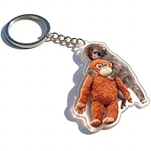 رخيصةأون اللوازم المنزلية-ميدالية حماية ميم بانش القرد، ميداليات بلاش ميم بانش مونكي، زينة ميمات القردة الصغيرة، ميدالية مواضيع حيوانية للتعليق على حقيبة الظهر