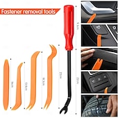 cheap Vehicle Service-100pcs Car Bumper Retainer Clips Set Car Fastener Box Set Push-Type Retainer Clips, Bumper Nylon Rivets of Most Popular Sizes and Fastener Removers for Most Models