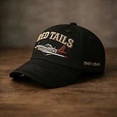 preiswerte U.S. 250. Jahrestag-Tuskegee Airmen „Red Tails“ Heritage Cap – bestickte Baseballkappe, verstellbarer Riemen, zum Gedenken an die Jahre 1941–1949, Geschenk für Männer aus der Militärluftfahrt &amp; Frauen