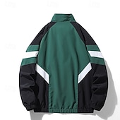 Χαμηλού Κόστους Τζάκετ Τρεξίματος-Ανδρικά Συνδυασμός Χρωμάτων Καλοκαίρι Ποδοσφαίρου Παγκόσμιος αγώνας Jachetă de Alergat Μπουφάν εξωτερικού χώρου Αθλητικό μπουφάν Άνοιξη Φθινόπωρο Φερμουάρ Τσέπη Μπλοκ χρωμάτων Μακρυμάνικο