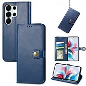 cheap 2026 Samsung Galaxy S26 Series-Phone Case For Samsung Galaxy S26 S26 Plus S26 Ultra Wallet Case Flip Cover with Wrist Strap Kickstand Retro TPU PU Leather