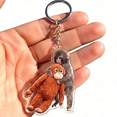 رخيصةأون اللوازم المنزلية-ميدالية حماية ميم بانش القرد، ميداليات بلاش ميم بانش مونكي، زينة ميمات القردة الصغيرة، ميدالية مواضيع حيوانية للتعليق على حقيبة الظهر