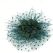 Χαμηλού Κόστους Φασινάτορες-Γοητευτικά Φτερό Γάμου Γενέθλια Βίντατζ χαριτωμένο στυλ Ρετρό Με Φτερό Ακουστικό Καπέλα