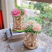 cheap Lamps &amp; Lamp Shades-Rose Flower Lamp, Rechargeable Cordless Touch Crystal Bedside Table Lamp with 3-Color Dimmable Small Night Light - Birthday Gifts for Women, Mom, Wife, Living Room, Bedroom Decor, Romantic Home Decor