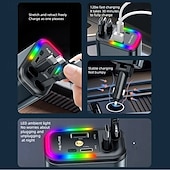 abordables Cargadores inalámbricos-Cargador rápido para coche 5 en 1 de 180 W, adaptador de corriente USB tipo C, cargador de teléfono retráctil con luz de techo tipo estrella para teléfonos iOS y Android.