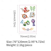 olcso Világbajnoki labdarúgó mérkőzés 2026-10 db sötétben világító foci ideiglenes tetoválás, neonzöld reaktív, vízálló &amp;könnyen eltávolítható testfesték, játékosokkal, trófeákkal, lángokkal díszítve, tökéletes fociparti ajándékok &amp;ajándékok