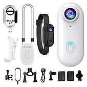 cheap Action Camera-Action Camera, 1080P Waterproof Thumb Recorder, Portable Outdoor Sports Camcorder with Sturdy Clip Mount Housing and Hands Free Activity Capture Function, Ideal for Motorcycle Cycling Hiking Travel