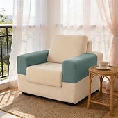 abordables Housse de fauteuil et d'accoudoir de canapé-Housses d'accoudoirs pour chaises et canapés, housses d'accoudoirs de canapé en jacquard spandex, protection antidérapante pour meubles, housses lavables pour fauteuils inclinables
