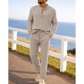 Недорогие спортивные костюмы-Муж. Спортивный костюм Спортивные костюмы Кулиска 2 предм Однотонный Футболка и брюки для бега Комплект спортивной одежды Лето Весна Темно-серый Черный Тренировка в тренажерном зале Бег Фитнес