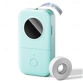 preiswerte Scanner &amp; Drucker-Bluetooth-Mini-Etikettendrucker, tragbarer Thermodrucker, kompakte wiederaufladbare Etiketten für Kinder, Schulen, Klassenzimmer und Lehrerbedarf, Etikettendrucker für Zuhause und Büro, kompatibel mit