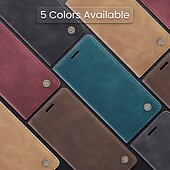 preiswerte 2026 Samsung Galaxy S26 Serie-Handy Hülle Handyhüllen Für Samsung Galaxy S26 S26 Ultra Plus Brieftaschenhülle Flip-Cover Mit Ständer Ständer Kartenfach Retro TPU PU-Leder