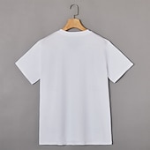 economico magliette di base-Maglietta da uomo in misto cotone, 2 pezzi, manica corta, scollo a V, estiva, per tutte le stagioni, tinta unita, semplice, stile designer, moderno, contemporaneo, scollo a V, confezione multipla, per vacanze, strada, casual, blu scuro, bianco e blu.