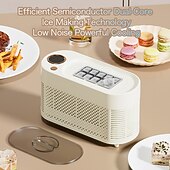 Недорогие Бытовая техника-Миниатюрный портативный льдогенератор, настольный, быстрое приготовление льда за 10-15 минут, 8 твердых кубиков льда за цикл, компактный, небольшой, быстродействующий льдогенератор для дома, офиса,