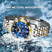 cheap Quartz Watches-LIGE Men Quartz Watch Minimalist Luminous Stainless Steel Watch
