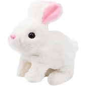 levne velikonoční-moje realistická hračka králíček, interaktivní velikonoční dekorace s králíčkem, realistický dárek pro děti s králíčkem - skákání, škubání a třesení ušima, realistická hračka králíček, realistický králíček Bunbi