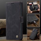 preiswerte 2026 Samsung Galaxy S26 Serie-Handy Hülle Handyhüllen Für Samsung Galaxy S26 S26 Ultra Plus Brieftaschenhülle Flip-Cover Mit Ständer Ständer Kartenfach Retro TPU PU-Leder