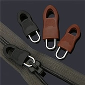 baratos Ferramentas Manuais-Conjunto de 10 puxadores de zíper de reposição para roupas, malas, mochilas e barracas.