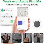 cheap Security Sensors &amp; Alarms-Air Tracker Tags 4Pack Smart Bluetooth Trackers, Item Locators Compatible with the Apple Find My App (iOS Only), Trakcer Tag Locators for Keys, Luggage, Shoulder Bags, and weTag mini