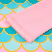 abordables Maillot de bain une pièce-Maillot de bain Enfants Fille Extérieur Graphique Vacances Fermeture éclair Maillots de bain 4 ans et + Été Bleu Rose Claire Rose Claire