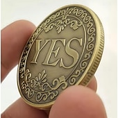 economico I regali-novità sì no sfida moneta decisore monete lancio decisione collezione commemorativa