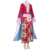 ieftine Anime Costume-Aventurier oceanic Pirat cu pălărie de paie Anime Ținute Mascaradă Costume Cosplay Halloween Expoziție de Anime Costum Pentru Pentru femei Adulți