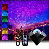 economico luci del proiettore della galassia stella-nuovo bestseller trendy lampada laser a cielo stellato per camera da letto, dormitorio, testiera del letto, proiettore romantico e sognante con effetto increspature d'acqua e proiezione di diamanti, luce USB decorativa per atmosfera, luce notturna a LED