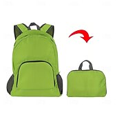 baratos Recreação ao Ar Livre-Mochila dobrável de viagem, leve e com grande capacidade, feita de lona, ideal para mulheres. &amp;Homens, ideal para caminhadas, acampamentos e montanhismo. &amp;esportes ao ar livre