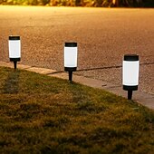 Χαμηλού Κόστους Διαδρομές και φανάρια-4 τεμάχια ηλιακά φώτα εξωτερικού χώρου για γκαζόν, αδιάβροχα φώτα για βίλα, μονοπάτια κήπου, διακοσμητικά φώτα, αυλή, λιβάδι, έδαφος, ένθετα φώτα