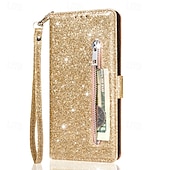cheap 2026 Samsung Galaxy S26 Series-Phone Case For Samsung Galaxy S26 S26 Plus S26 Ultra Wallet Case Zipper Full Body Protective Kickstand Color Gradient sky PU Leather
