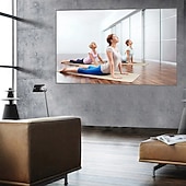  Tela de projeção 16:9 HD 4K, cinza antirreflexo, portátil, para home theater, dobrável, para uso interno e externo, disponível em vários tamanhos: 60, 70, 80, 100, 120 e 130 polegadas, alto contraste.