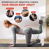 baratos Massajadores de Corpo-Faixas de resistência para tornozelo, faixas para exercícios com tornozeleiras, equipamento para treino de glúteos, equipamento para exercícios de glúteos e pernas femininas.