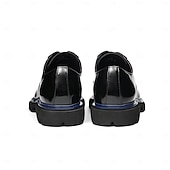 abordables Chaussures de Costume Classiques-Chaussures derby classiques pour hommes, 100 % cuir de première qualité, finition polie, confortables et élégantes, idéales pour les affaires, les mariages et les occasions formelles.
