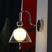 cheap Drum &amp; Cone Design-Sunset Pendant Light – Ribbed Glass Shade With Chrome technique