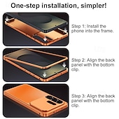 preiswerte 2026 Samsung Galaxy S26 Serie-Handy Hülle Handyhüllen Für Samsung Galaxy S26 Ultra S25 Ultra S24 Ultra S23 Ultra Rückseite Abnehmbar Magnetisch Metall