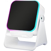 cheap Decorative Lights-Induction Speaker with Phone Stand Wireless Induction Audio Speaker Amplifier with Light 10W Phone Holder Smartphone Bracket