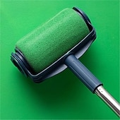 cheap Plant Care Accessories-Paint Roller Brush With Extension Rod - Handheld Paint Roller - Cleaning Paint Roller - Roller Tool For Painting Room Walls Ceilings Floors