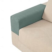 abordables Housse de fauteuil et d'accoudoir de canapé-Housses d'accoudoirs pour chaises et canapés, housses d'accoudoirs de canapé en jacquard spandex, protection antidérapante pour meubles, housses lavables pour fauteuils inclinables