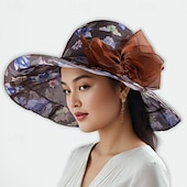 economico Cappelli da Festa-Cappelli Poliestere Cappello a secchiello Matrimonio Compleanno Vintage Carino Retrò Con Fiocco Copricapo Copricapo