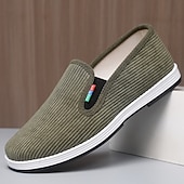 economico Scarpe Casual Slip-On-Scarpe casual slip-on da uomo grigie in maglia, traspiranti, leggere e comode, ideali per camminare, per tutti i giorni, per viaggiare, per casa, ufficio, tempo libero all'aperto e per look casual eleganti.