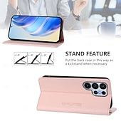 cheap 2026 Samsung Galaxy S26 Series-Phone Case For Samsung Galaxy S26 S26 Plus S26 Ultra Wallet Case with Stand Holder Support Wireless Charging Card Slot Retro TPU PU Leather