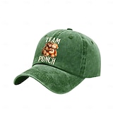 voordelige Geschenken-Team Punch Monkey Meme Baseball Cap Grappige Vintage Gewassen Katoenen Verstelbare Vader Pet voor Mannen en Vrouwen