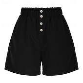 economico Pantaloncini corti-Per donna Shorts Pantaloncini Estivi Shorts da Spiaggia Pantaloncini casual Vacanza Moda Casual Quotidiano Corto Vita Alta Tinta unica Semplice Tasca Elastico in vita Asciugatura Rapida Morbido